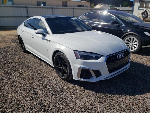 2022 Audi A5 Premium Plus 45 მანქანა იყიდება აუქციონზე, vin: WAUFACF59NA018992, აუქციონის ნომერი: 59602672