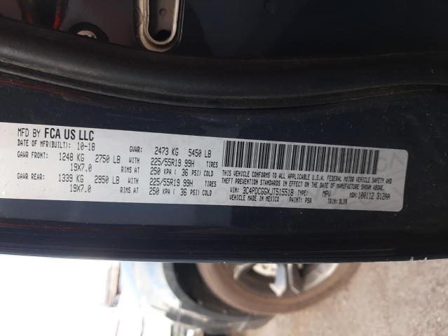 58834622 :رقم المزاد ، 3C4PDCGGXJT515518 vin ، 2018 Dodge Journey Crossroad مزاد بيع