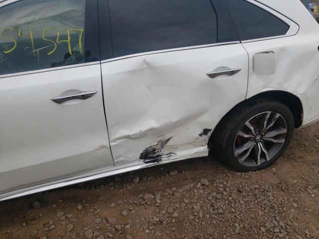 53727662 :رقم المزاد ، 5J8YD4H81KL000780 vin ، 2019 Acura Mdx Advanc مزاد بيع