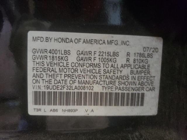 Aukcja sprzedaży 2020 Acura Ilx, vin: 19UDE2F32LA008102, numer aukcji: 53945152
