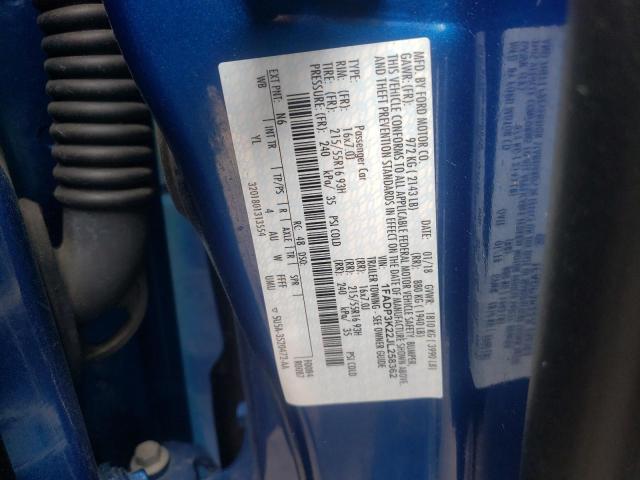 Продаж на аукціоні авто 2018 Ford Focus Se, vin: 1FADP3K22JL258362, номер лоту: 54627412