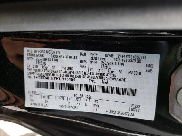 Aukcja sprzedaży 2019 Ford Ranger Xl, vin: 1FTER4FH7KLB15454, numer aukcji: 55055432