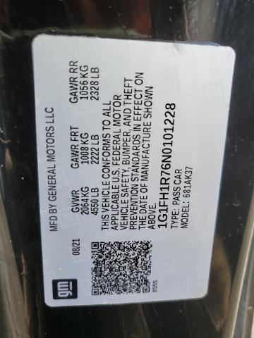 Aukcja sprzedaży 2022 Chevrolet Camaro Ss, vin: 1G1FH1R76N0101228, numer aukcji: 54471192