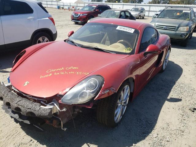 56565222 :رقم المزاد ، WP0AB2A87EK193743 vin ، 2014 Porsche Cayman S مزاد بيع
