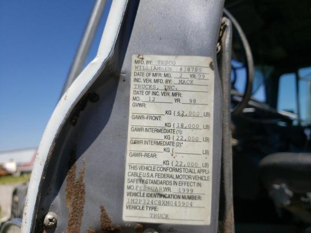 Aukcja sprzedaży 1999 Mack 600, vin: 1M2P324C8XM045904, numer aukcji: 64670456