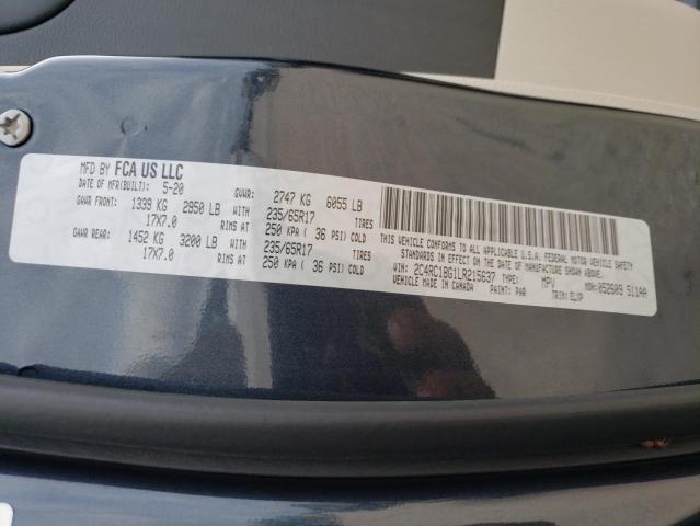 57241082 :رقم المزاد ، 2C4RC1BG1LR215637 vin ، 2020 Chrysler Pacifica T مزاد بيع