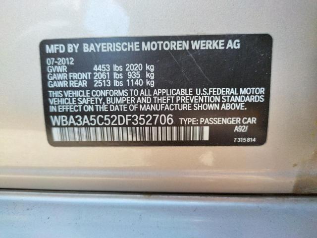 Продаж на аукціоні авто 2013 Bmw 328 I, vin: WBA3A5C52DF352706, номер лоту: 57973542
