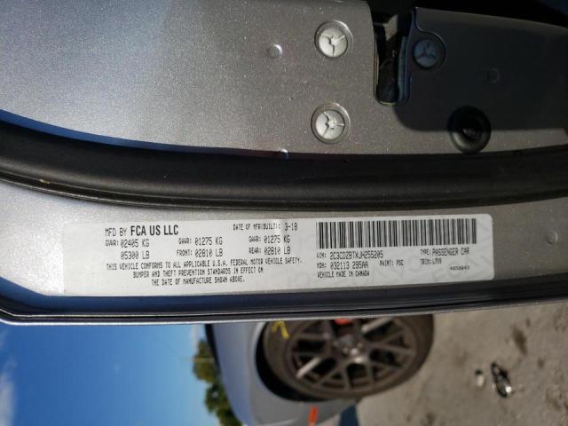 2018 Dodge Challenger R/t მანქანა იყიდება აუქციონზე, vin: 2C3CDZBTXJH255205, აუქციონის ნომერი: 58821322
