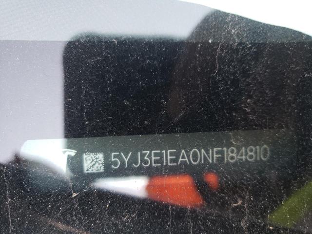 Aukcja sprzedaży 2022 Tesla Model 3, vin: 5YJ3E1EA0NF184810, numer aukcji: 59902742