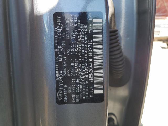 2020 Hyundai Kona მანქანა იყიდება აუქციონზე, vin: KM8K2CAA9LU407710, აუქციონის ნომერი: 60194472
