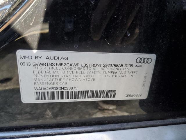 Auction sale of the 2013 Audi A8 Quattro, vin: WAUA2AFD8DN033879, lot number: 61375392