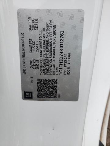 Aukcja sprzedaży 2019 Chevrolet Camaro Ss, vin: 1G1FH3D74K0112761, numer aukcji: 61594112