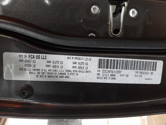 Продажа на аукционе авто 2020 Chrysler 300 S, vin: 2C3CCABT8LH122997, номер лота: 62070552