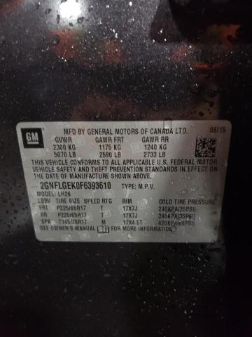 Продажа на аукционе авто 2015 Chevrolet Equinox Lt, vin: 2GNFLGEK0F6393610, номер лота: 62999612