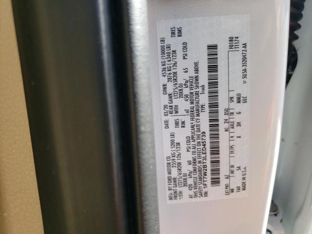 2020 Ford F250 Super Duty მანქანა იყიდება აუქციონზე, vin: 1FT7W2BT3LED45739, აუქციონის ნომერი: 62419942