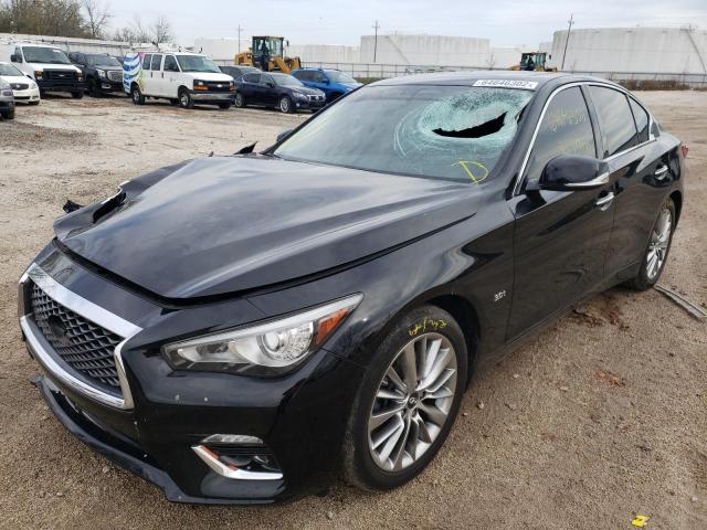 Продаж на аукціоні авто 2018 Infiniti Q50 Luxe, vin: JN1EV7AP8JM591879, номер лоту: 64646302