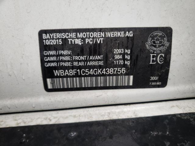Aukcja sprzedaży 2016 Bmw 328 D Xdrive, vin: WBA8F1C54GK438756, numer aukcji: 64903792