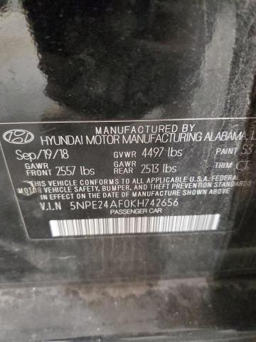 Aukcja sprzedaży 2019 Hyundai Sonata Se, vin: 5NPE24AF0KH742656, numer aukcji: 65917872