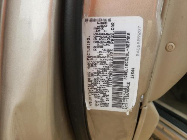2003 Toyota Avalon Xl მანქანა იყიდება აუქციონზე, vin: 4T1BF28B93U331225, აუქციონის ნომერი: 63963692