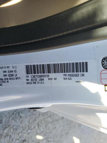 64102722 :رقم المزاد ، 1C3BC7EG6BN554720 vin ، 2011 Chrysler 200 Limited مزاد بيع