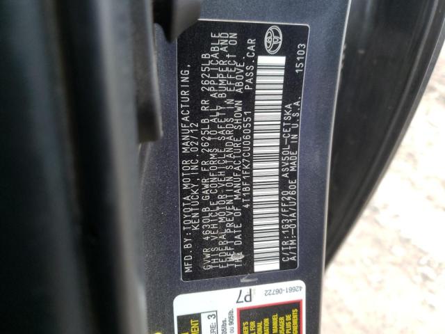 Продажа на аукционе авто 2012 Toyota Camry Base, vin: 4T1BF1FK7CU060551, номер лота: 66198132