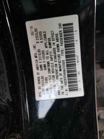 66340702 :رقم المزاد ، 1HGCR2F84HA035806 vin ، 2017 Honda Accord Exl مزاد بيع