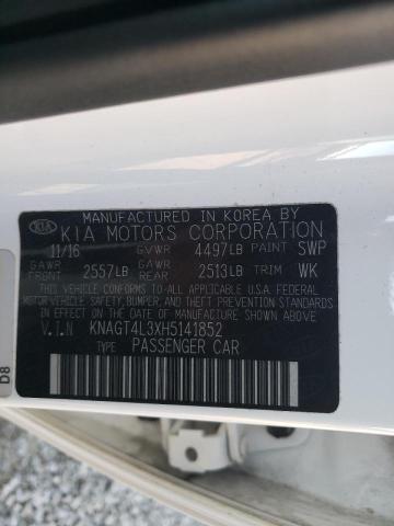 Продаж на аукціоні авто 2017 Kia Optima Lx, vin: KNAGT4L3XH5141852, номер лоту: 66437422