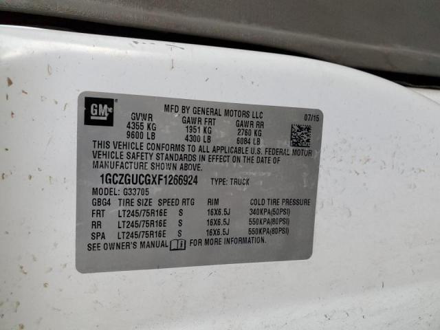 Продажа на аукционе авто 2015 Chevrolet Express G3500, vin: 1GCZGUCGXF1266924, номер лота: 66495932