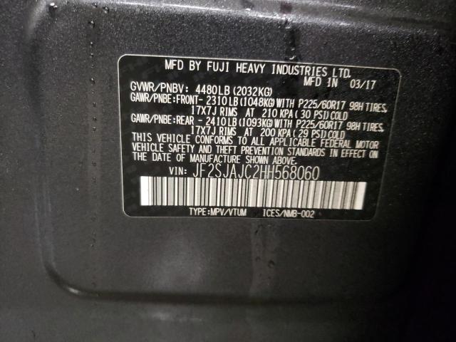 Aukcja sprzedaży 2017 Subaru Forester 2.5i Limited, vin: JF2SJAJC2HH568060, numer aukcji: 65869902