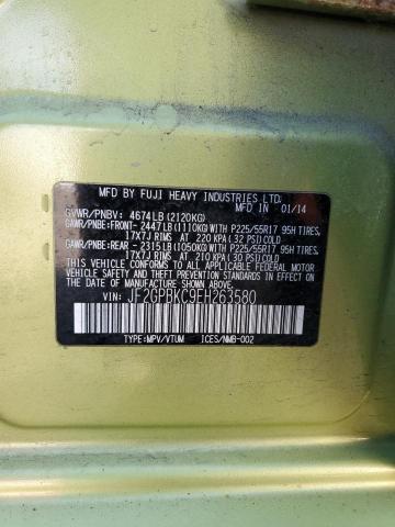 67088662 :رقم المزاد ، JF2GPBKC9EH263580 vin ، 2014 Subaru Xv Crosstrek 2.0i Hybrid Touring مزاد بيع