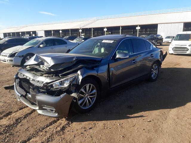 67175552 :رقم المزاد ، JN1BV7APXFM342624 vin ، 2015 Infiniti Q50 Base مزاد بيع