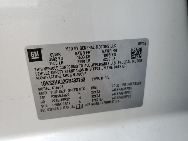 Продаж на аукціоні авто 2016 Gmc Yukon Xl Denali, vin: 1GKS2HKJ2GR482763, номер лоту: 66180762