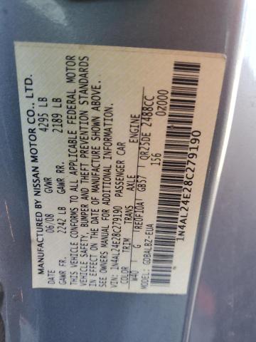 67393942 :رقم المزاد ، 1N4AL24E28C279190 vin ، 2008 Nissan Altima 2.5s مزاد بيع