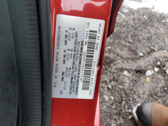 Aukcja sprzedaży 2016 Mazda 6 Touring, vin: JM1GJ1V59G1406305, numer aukcji: 67763242