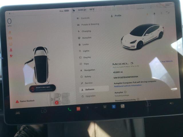 Продаж на аукціоні авто 2021 Tesla Model 3, vin: 5YJ3E1EA0MF093194, номер лоту: 68256462