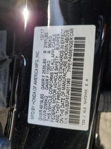 2018 Acura Tlx მანქანა იყიდება აუქციონზე, vin: 19UUB2F67JA011383, აუქციონის ნომერი: 67383432