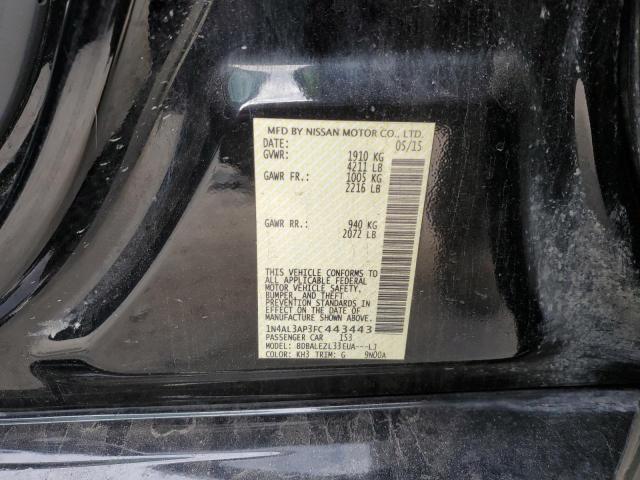 68410752 :رقم المزاد ، 1N4AL3AP3FC443443 vin ، 2015 Nissan Altima 2.5 مزاد بيع