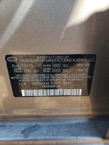 Aukcja sprzedaży 2016 Hyundai Elantra Se, vin: 5NPDH4AE3GH743549, numer aukcji: 68118372