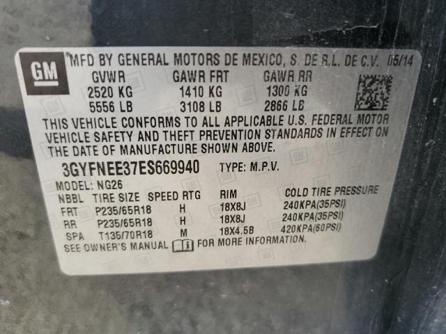 Продаж на аукціоні авто 2014 Cadillac Srx Luxury Collection, vin: 3GYFNEE37ES669940, номер лоту: 67625012