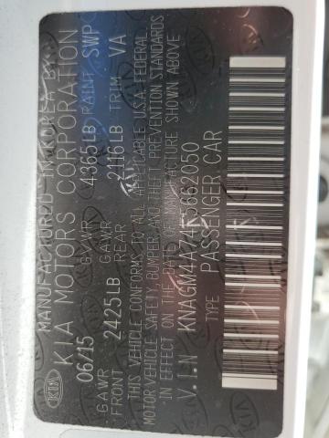 Aukcja sprzedaży 2015 Kia Optima Lx, vin: KNAGM4A74F5662050, numer aukcji: 68929792