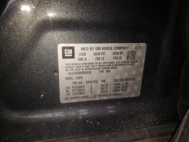 Продаж на аукціоні авто 2017 Buick Encore Preferred, vin: KL4CJASB0HB054536, номер лоту: 69022272