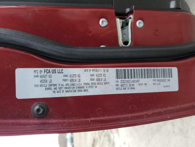 68923602 :رقم المزاد ، 2C3CCAGG7JH331057 vin ، 2018 Chrysler 300 S مزاد بيع