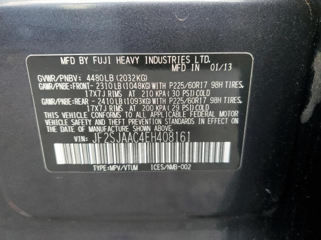 Aukcja sprzedaży 2014 Subaru Forester 2.5i, vin: JF2SJAAC4EH408161, numer aukcji: 69546022
