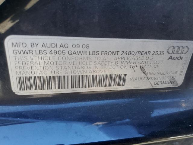 Продажа на аукционе авто 2009 Audi A4 2.0t Quattro, vin: WAULF78K69N026187, номер лота: 68692122