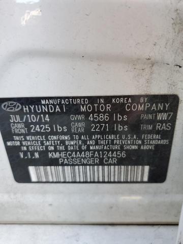 68643942 :رقم المزاد ، KMHEC4A48FA124456 vin ، 2015 Hyundai Sonata Hybrid مزاد بيع