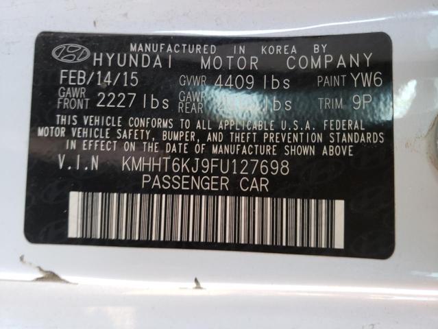 Aukcja sprzedaży 2015 Hyundai Genesis Coupe 3.8l, vin: KMHHT6KJ9FU127698, numer aukcji: 70171182