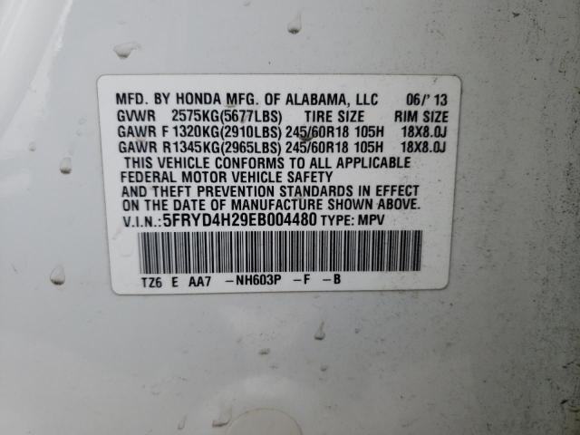 Продаж на аукціоні авто 2014 Acura Mdx, vin: 5FRYD4H29EB004480, номер лоту: 70454052
