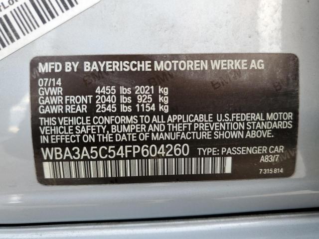 2015 Bmw 328 I მანქანა იყიდება აუქციონზე, vin: WBA3A5C54FP604260, აუქციონის ნომერი: 70764112