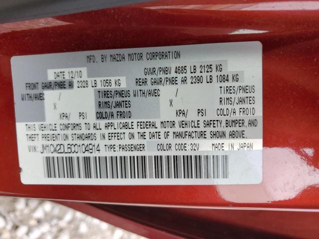 Aukcja sprzedaży 2012 Mazda 5, vin: JM1CW2DL6C0104914, numer aukcji: 70530262