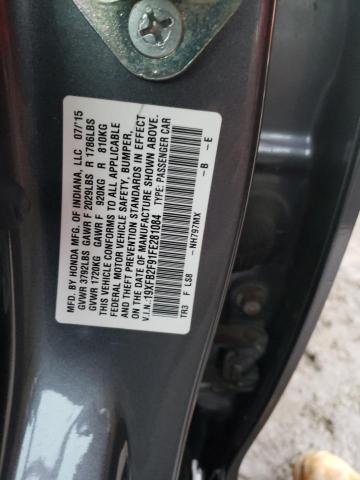 Aukcja sprzedaży 2015 Honda Civic Exl, vin: 19XFB2F91FE281084, numer aukcji: 70424342